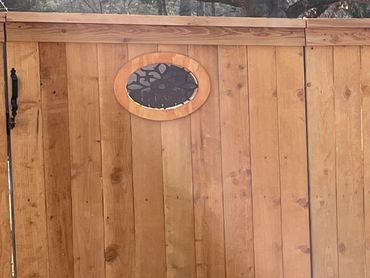 wood gate