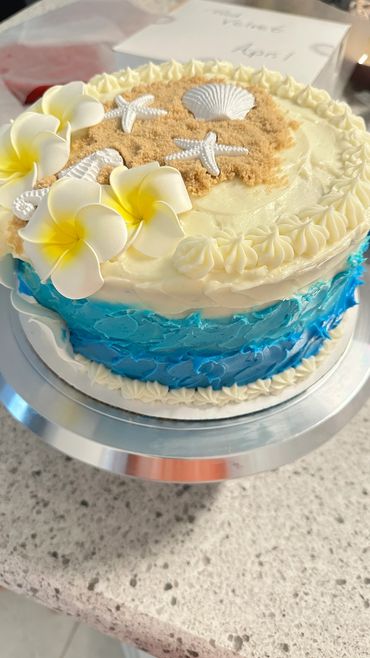 Beach Theme Cake