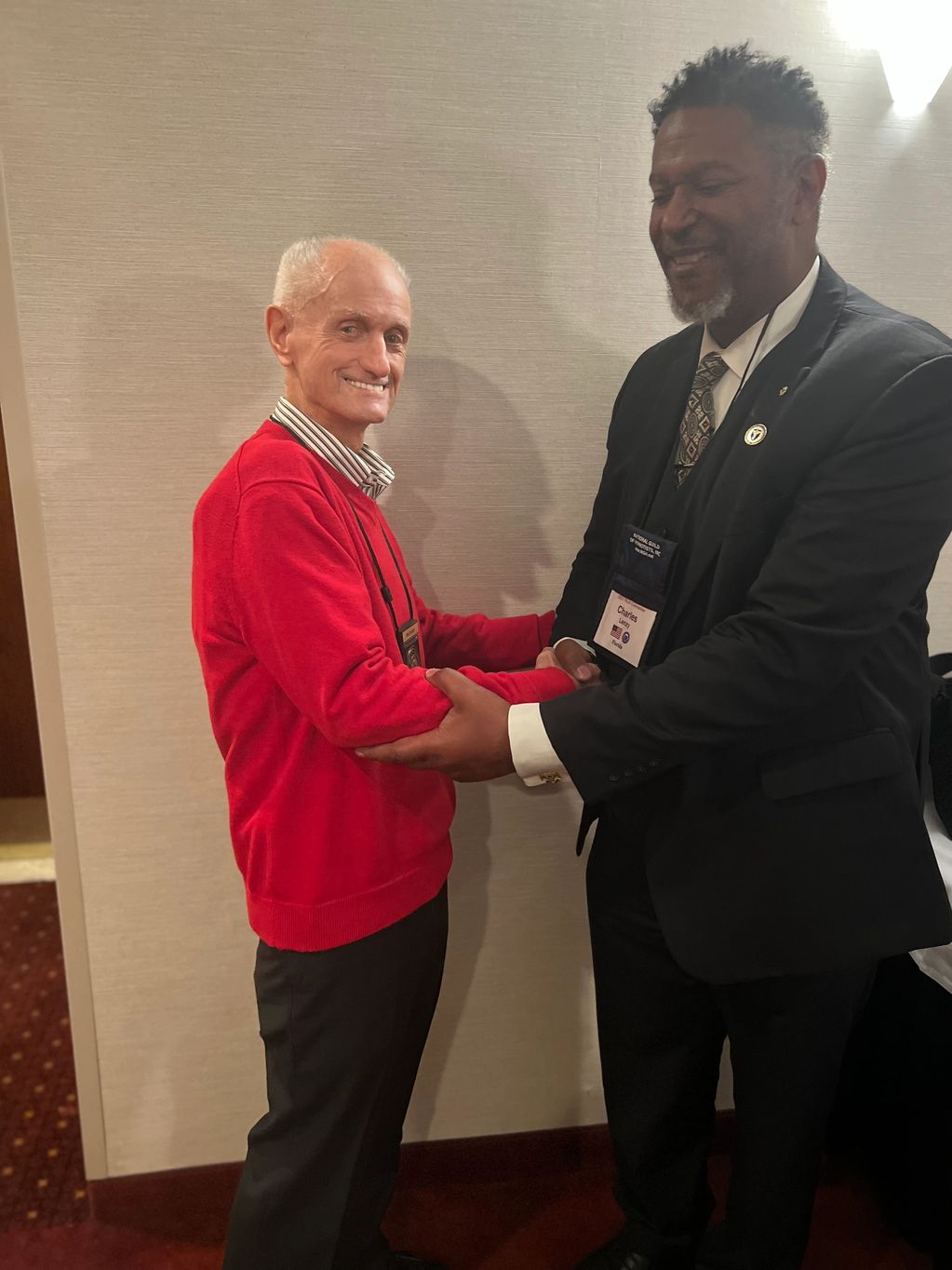 Capt. Ron Eslinger, CRNA, CI  USN RET My Healthy Visions Founder  R.I.P. endorsing his protégés