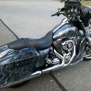 Harley Davidson street guide , custom painted in 2008