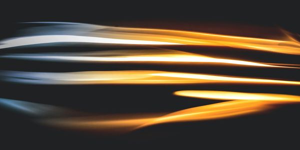 Horizontal gas flame graphic