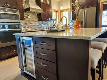 Kitchen remodel project in Edgerton, WI completed by Kevin & Renee Clark, owners of The MDR House.