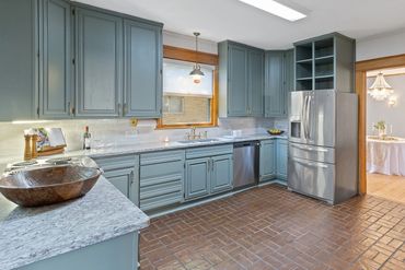 Kitchen of 1890s home restored in Janesville, WI by MDR Design Co.