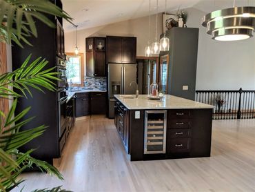 Kitchen remodel project in Edgerton, WI completed by Kevin & Renee Clark, owners of The MDR House.