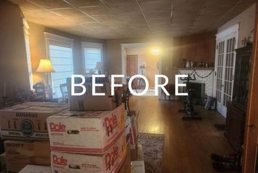 Before image of 1890s home in Janesville, WI completely remodeled by MDR Design Co.