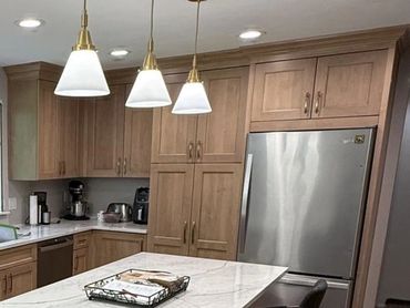 Image of kitchen remodel cabinetry completed by MDR Design Co. in Janesville, WI