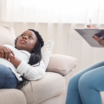 A woman speaking her truth in a sacred and trusted space