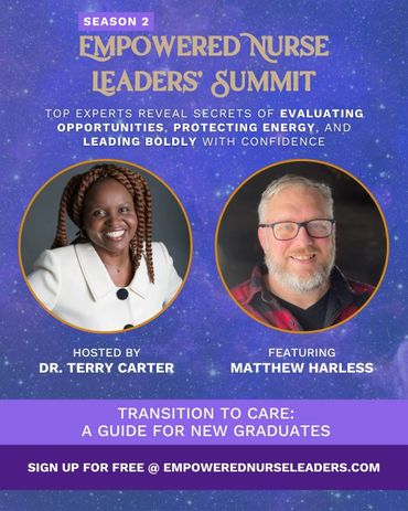 Empowered Nurse Leaders' Summit Season 2 with Dr. Terry Carter and Matthew Harless.