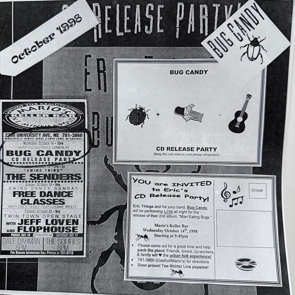 Bug Candy announces CD Release party for 2nd album at Mario's Keller Bar