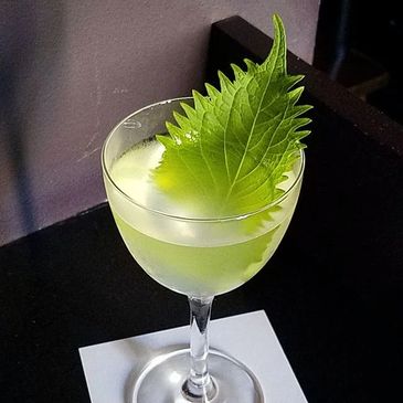 shiso cocktail in Truckee California
