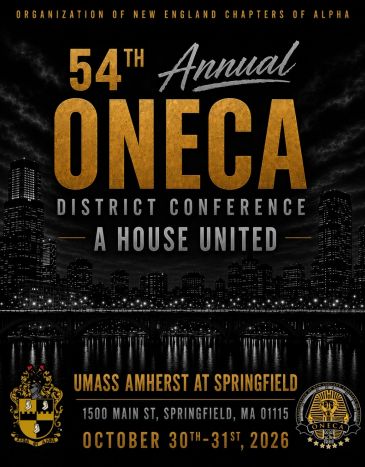 Poster for the 54th Annual ONECA District Conference in Springfield.