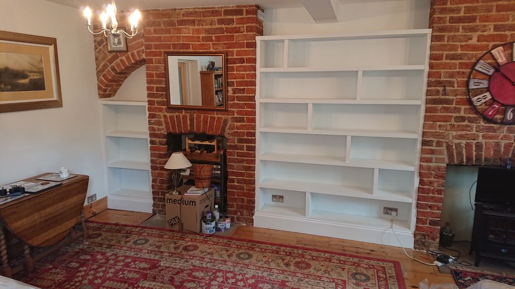 Chunky Shelved Bookcases