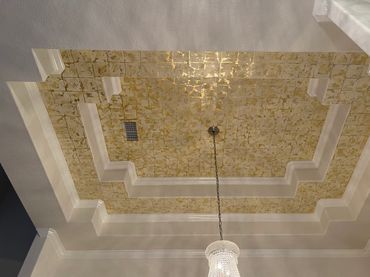 Artistic plaster ceiling