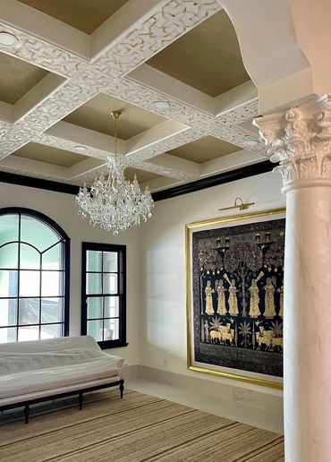 Plaster Ceiling with Modern Custom Design