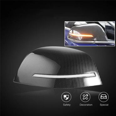 Sequential turn signal Sideview mirror caps
