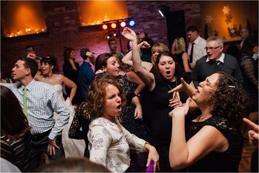 dancing at wedding reception