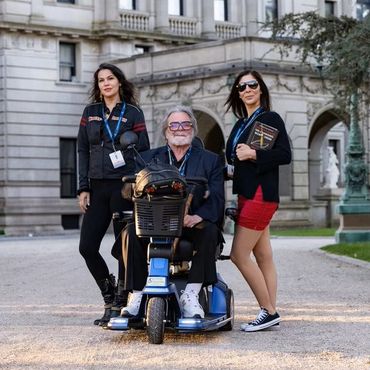 Nicole LeBoeuf and Dick Shappy at the Audrain Concours d'Elegance 2024