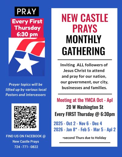 NEW CASTLE PRAYS POSTER
