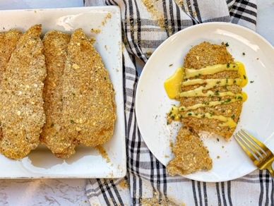 Pretzel Crusted Chicken