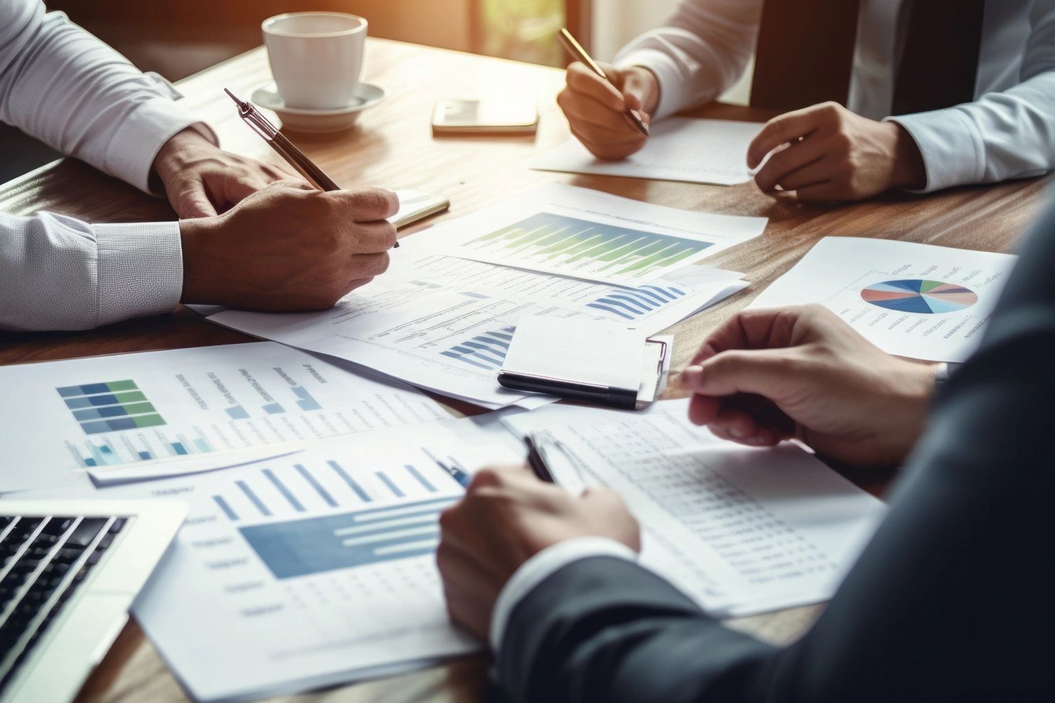 Houston CPA advising business professionals on financial reporting services