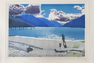 grant smith studio paintings art work stencil print st marys lake kimberley bc