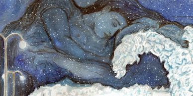 Watercolour painting by Elaine Ells