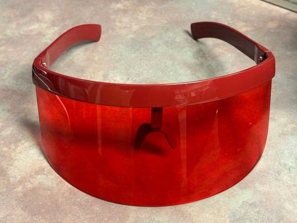 Visors from spider show: $5 each.