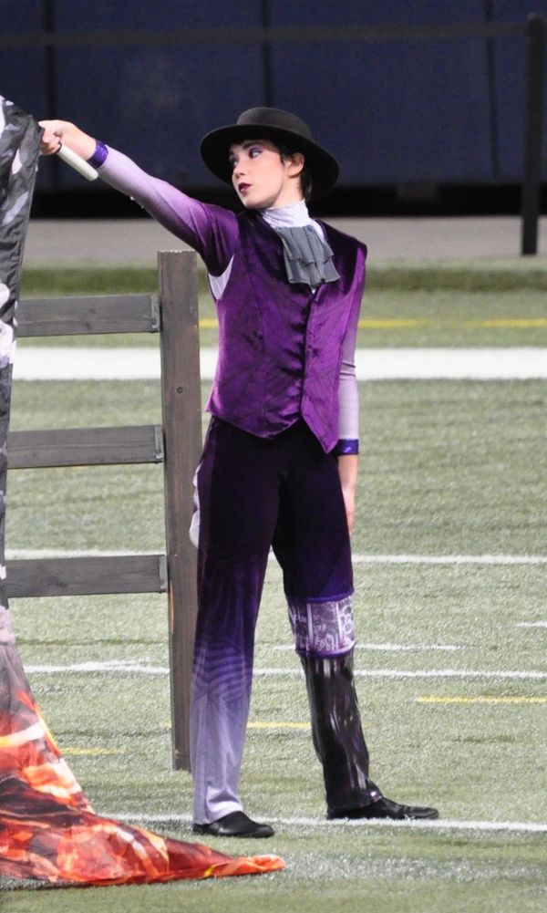 Coal Mining Show Guard Costume: Pants Option. Comes with the hat.
$150 each.