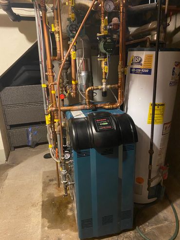 Burnham boiler installation in Minneapolis