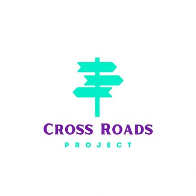 Logo depicting three directional arrows forming a crossroad with the text 'Cross Roads Project'.