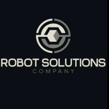 Logo of Robot Solutions Company with a modern circular design.