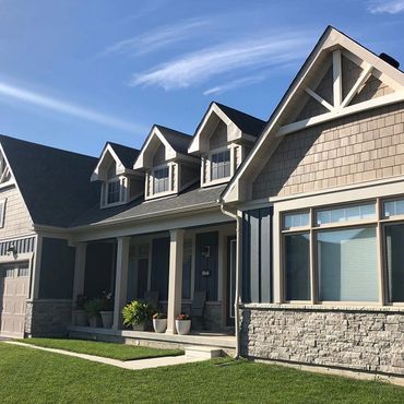 front of house siding