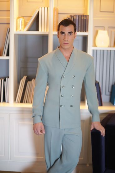 man wearing fashionable outfit