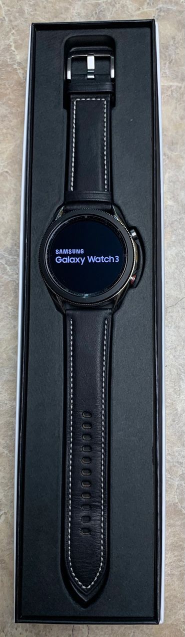 Item# 11207
Samsung Galaxy Watch 3, Mystic Black - Open Box, Model# SM-R845U! 
Call 727.848.6666