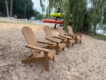 Adirondack Chairs on the Beach