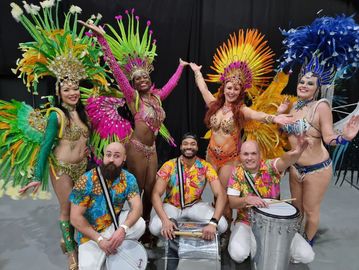 Samba Dancers and drum players
