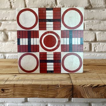 Handcrafted Wooden Bulls Eye Game Board