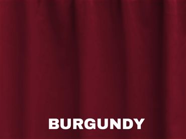 BURGUNDY Rental Table Skirt