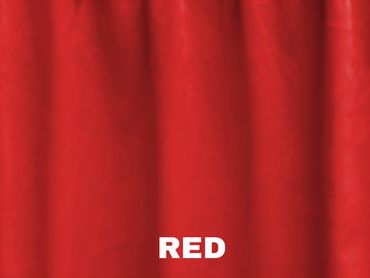 Red Rental Table Skirt