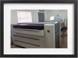 CTP Computer to plate machine used to make plates for litho printing machines.