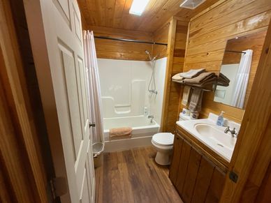 photo of bathroom cabin 2