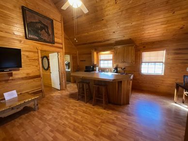 Photo kitchen area cabin 2