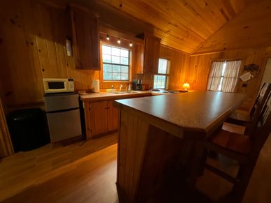 photo of kitchen area cabin1