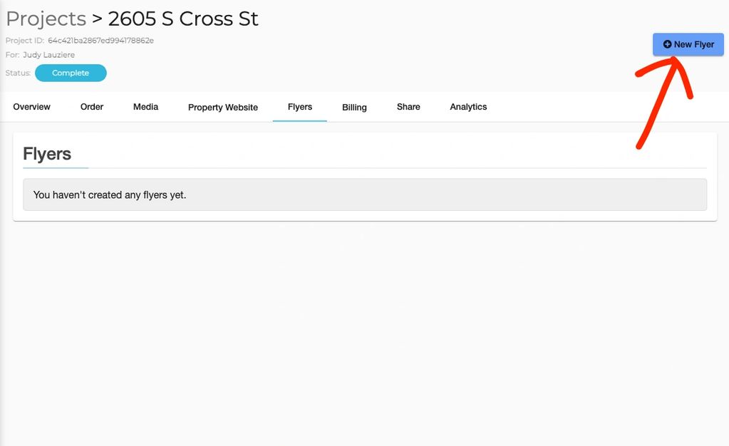 Then click "New Flyer"