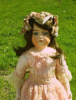 German Dolly-Faced Doll restored by Past Images By Anita
