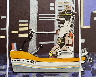 The Game Warden (studio security and game warden)