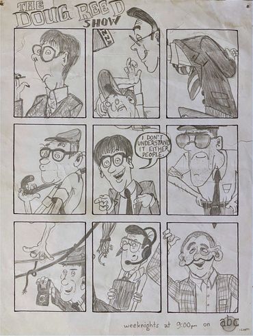 The image that started it all. The Doug Reed Show: conceived in 2008 and created in 2017