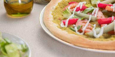 Bread And Salt Bakehouse, 3455 Semenyk Court Mississauga, Ontario, Canada, 
baked falafel