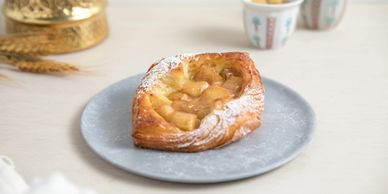 Bread And Salt Bakehouse, 3455 Semenyk Court Mississauga, Ontario, Canada, 
apple danish