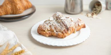 Bread And Salt Bakehouse, 3455 Semenyk Court Mississauga, Ontario, Canada, 
double baked almond croi